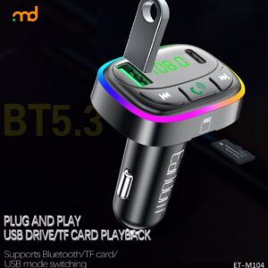 شارژر فندکی + FM Player بلوتوثی Earldom ET-M104