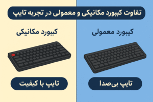 تفاوت کیبورد مکانیکی و معمولی