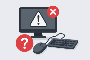 عدم شناسایی ماوس و کیبورد