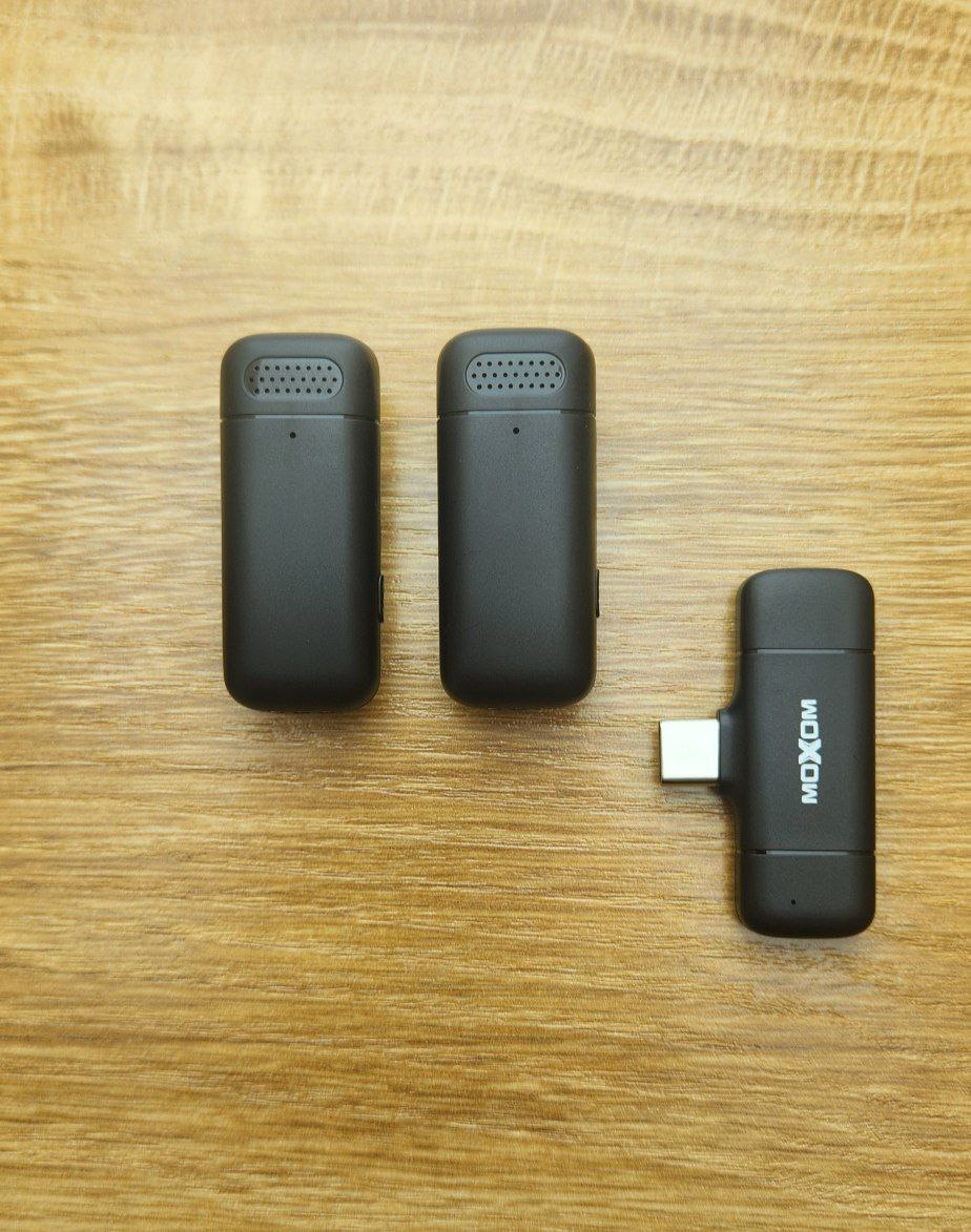 میکروفون دوگانه بی‌سیم یقه‌ای موکسوم مدل MX-AX64 تایپ C