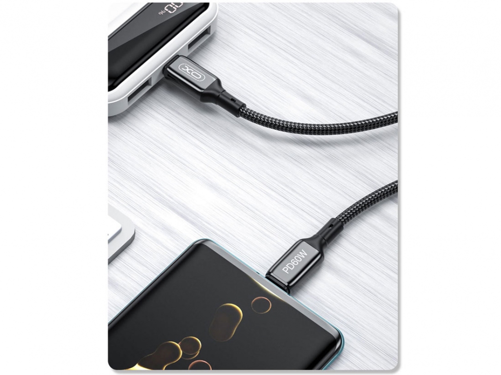 کابل شارژ تایپسی 60W XO | اصل و با کیفیت از مانی دکس