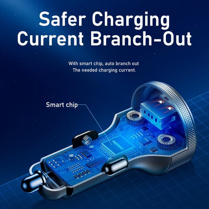 شارژر فندکی ریمکس مدل RCC215 توان 58.5 وات