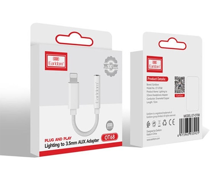 کابل تبدیل  ET-OT68 Lightning to AUXارلدام