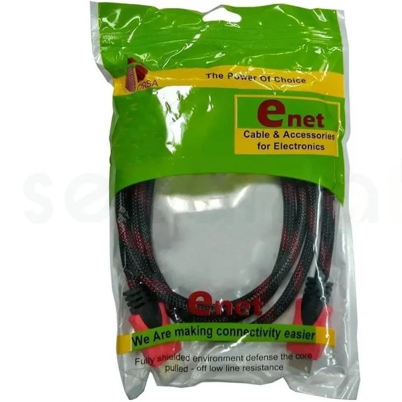 کابل اچ دی ام آی 1.5 متری ENET با کیفیت 4K، مناسب برای تلویزیون و کنسول بازی. خرید آنلاین با قیمت مناسب و کیفیت بالا