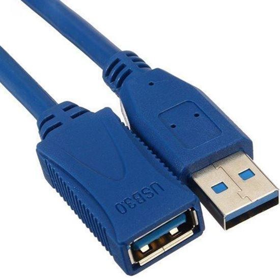 کابل افزایش طول USB 3.0  به طول 30 سانتی متر