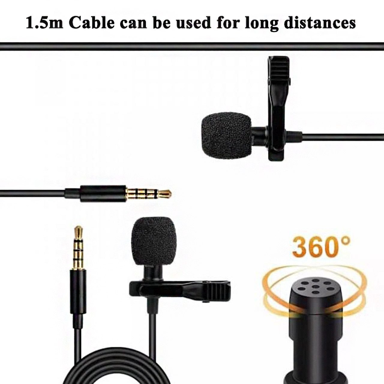 میکروفون یقهای JH-043