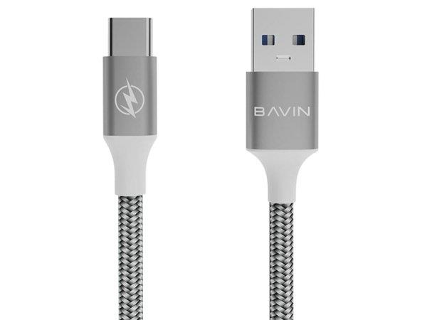 کابل شارژ سریع تایپ‌سریع باوین Bavin Usb cable Type-C 2.4A CB201