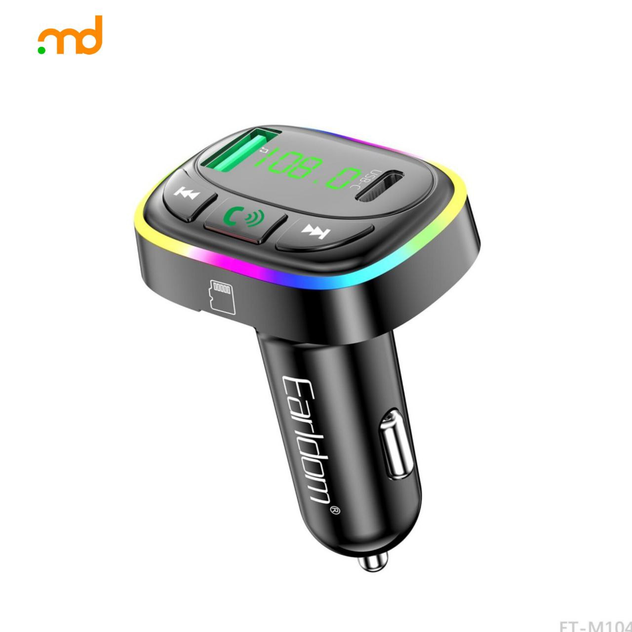 شارژر فندکی + FM Player بلوتوثی Earldom ET-M104
