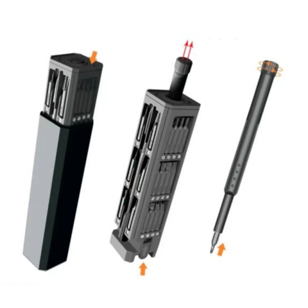 ست پیچ گوشتی پرووان مدل PGS108 مجموعه 44 عددی