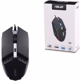 ماوس گیمینگ ایسوس مدل X3 با سیم دارای نور RGB