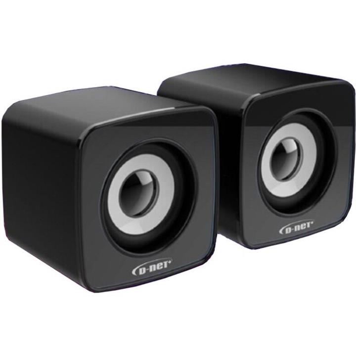 🎵 اسپیکر دو تکه لپ تاپی D-NET DT-13 | صدای شفاف و طراحی جمع‌وجور