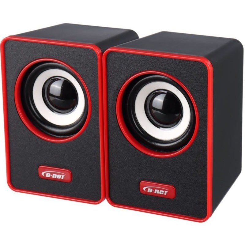 🎵 خرید اسپیکر دو تکه لپ تاپی D-NET DT-11 | صدای شفاف، طراحی زیبا و قیمت اقتصادی