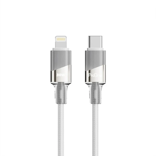 کابل تبدیل USB-C به لایتنینگ پرووان مدل PCC132 طول 1 متر